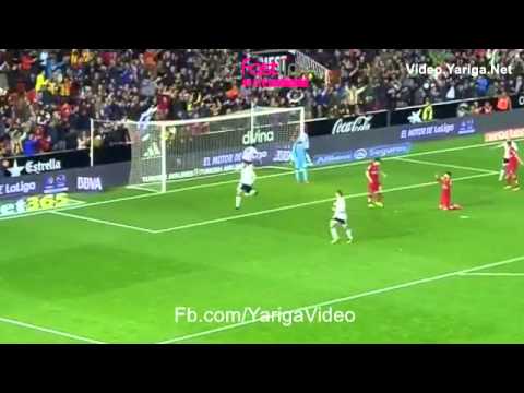 Valencia 1 - 1 Espanyol Alvaro Negredo 13/2/2016