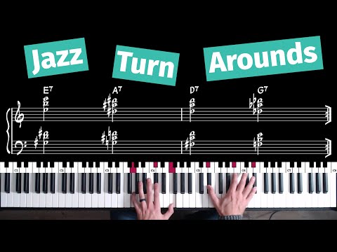 3 ways to play turnarounds (jazz piano)