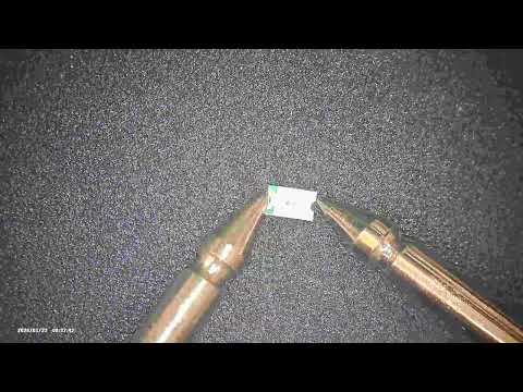 Testing the 0805 red led