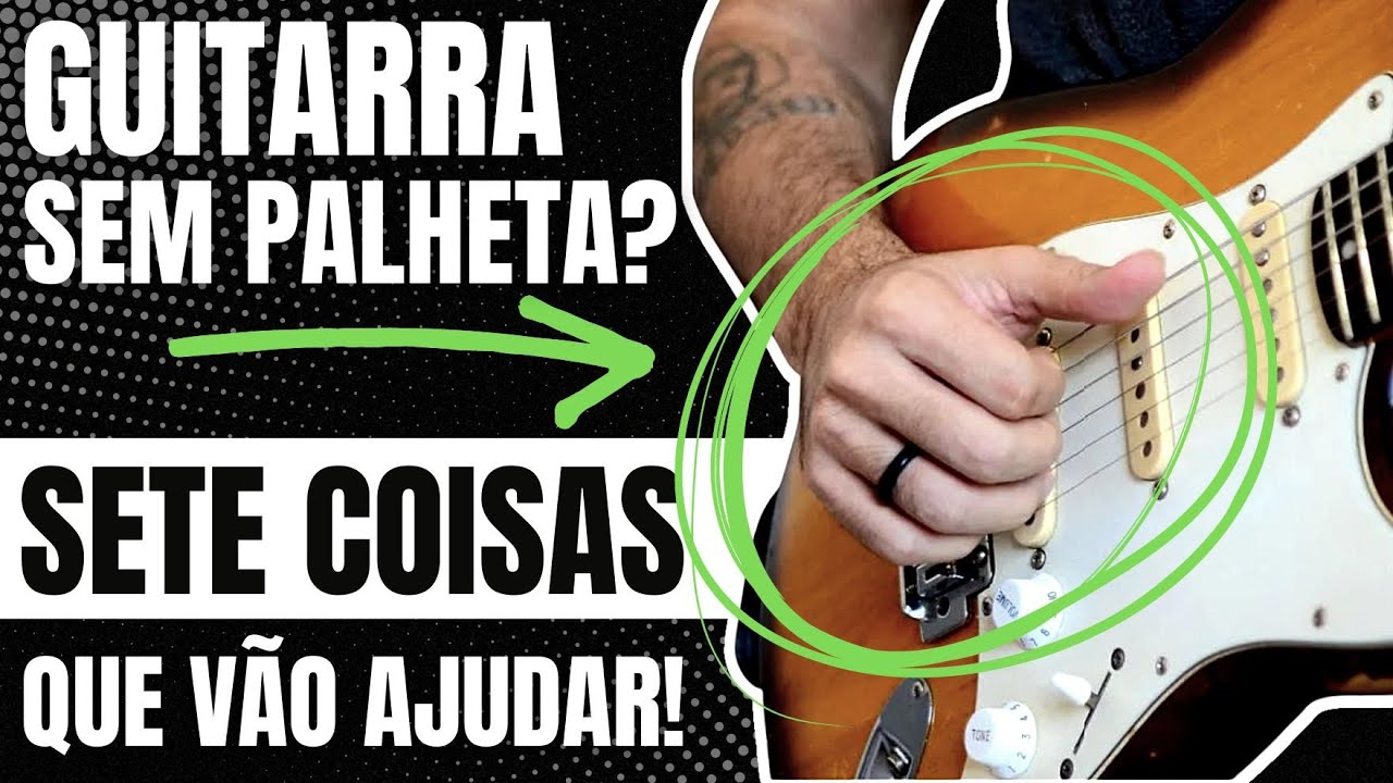 Como tocar guitarra SEM PALHETA | dicas