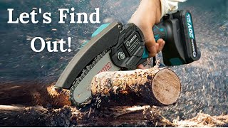 I tested the (Best Selling) Mini Chainsaw on Amazon. Is it any good