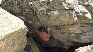 Video thumbnail of El Rubí, 7b. Pas de la Casa