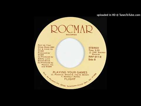 Rare Modern Soul 45 Flight - Playing Your Games
