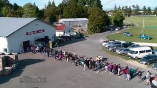 preview picture of video 'Opening time at Hastings Host Lions 2013  Annual Book Sale Time lapse'