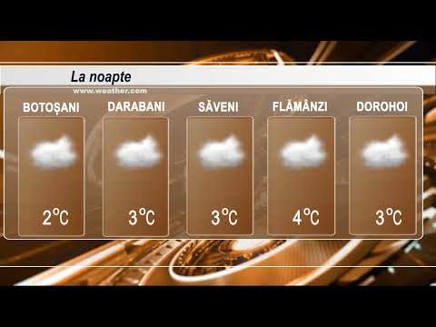 METEO 15 octombrie 2025 TELE`M Botoșani