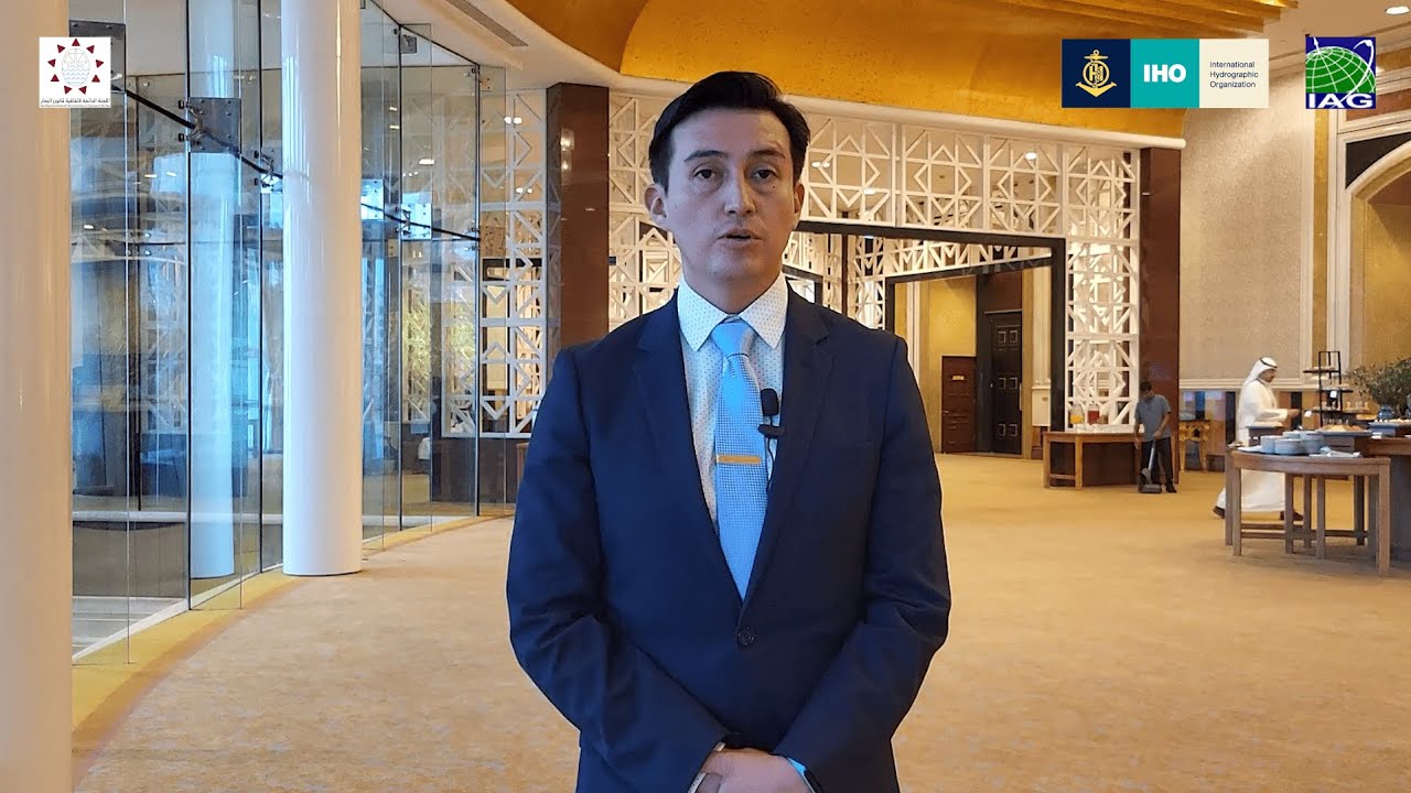 Interview with Lt. José Córdova of the Ecuadorian Navy,  at the 12th ABLOS Conference