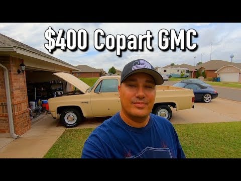 Cheap $400 Copart 85 GMC C1500 Sierra - Fuel Tank Replacement