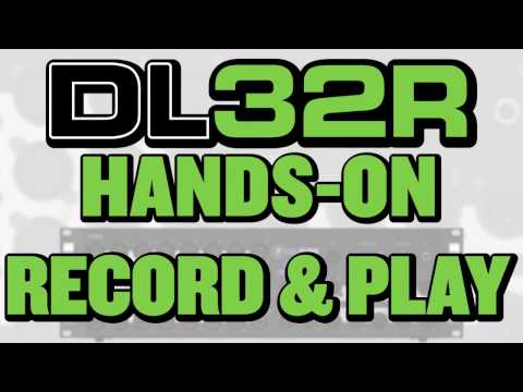 Mackie DL32R - Hands-On Demo - Recording & Playback