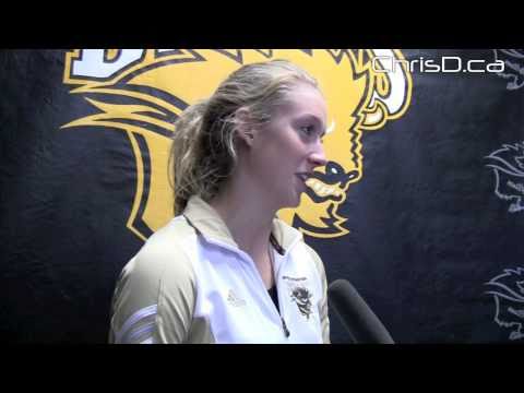 U of M Bisons 2010 Volleyball Season Opener - October 28, 2010 - Winnipeg, Manitoba