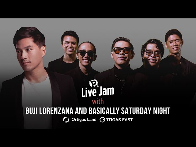 [WATCH] Rappler Live Jam: Basically Saturday Night and Guji Lorenzana at Ortigas East