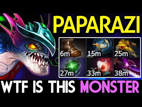 PAPARAZI Dota 2 [Slark] WTF is This Monster! (Top 1 China)