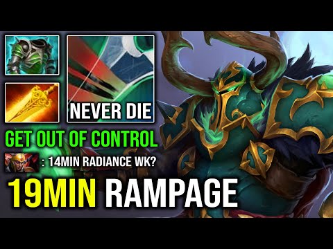 This HAPPEN When You Let Pro WK Free Farm | 19Min Rampage Crazy Crit 100% Deleted ALL DotA 2