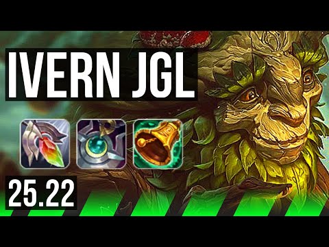 IVERN vs SHACO (JGL) | 6/0/19, Rank 3 Ivern, 1000+ games, Dominating | EUW Challenger | 25.22