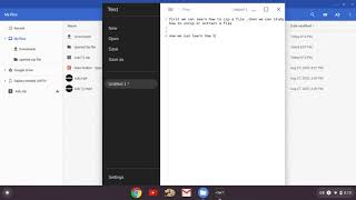 how to zip and unzip a file on Chromebook(NEW)
