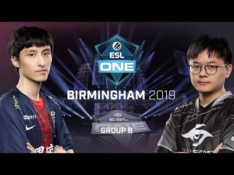 Dota2 - PSG.LGD vs. Team Secret - Game 1 - Group B - ESL One Birmigham 2019