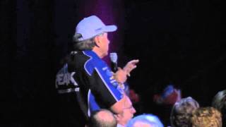 John Force asks Shirley Muldowney a special question at SEMA John Force asks Shirley Muldowney a special question at SEMA