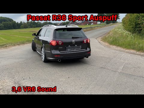 VW Passat R36 Sport Exhaust Sound Soundcheck 3.6 VR6 Stock Sound vs. Sport Exhaust | Phantom Racing