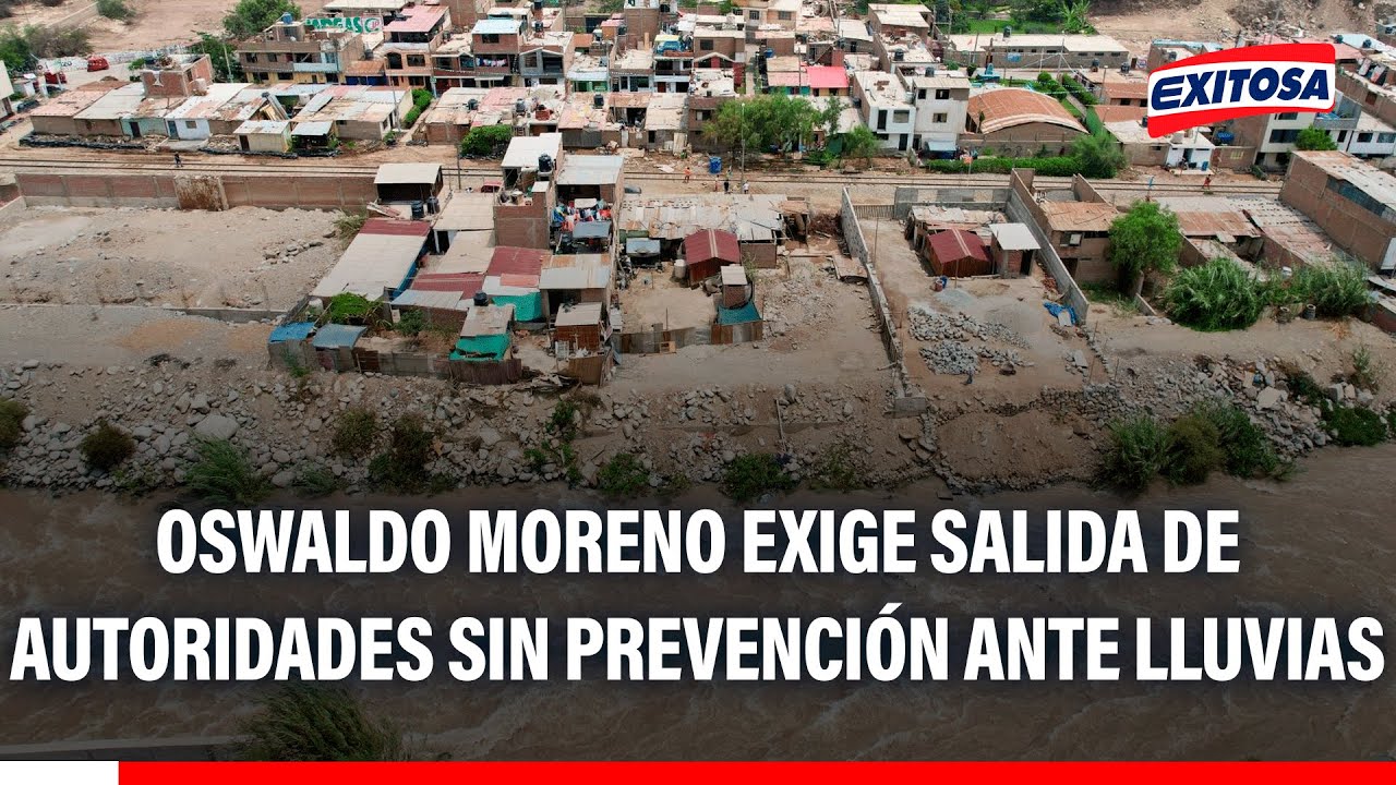 🔴🔵 Oswaldo Moreno exige salida de autoridades que no realizaron prevención ante lluvias