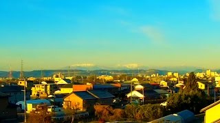preview picture of video '566. Zimny poranek w Sendai City, w górach już śnieg'