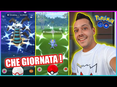 SHINY GIRATINA ORIGINALE & RICERCA MIRATA MEOWTH - Pokémon GO ITA