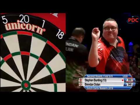 2019 Dutch Darts Masters  Round 2  Bunting vs Dolan