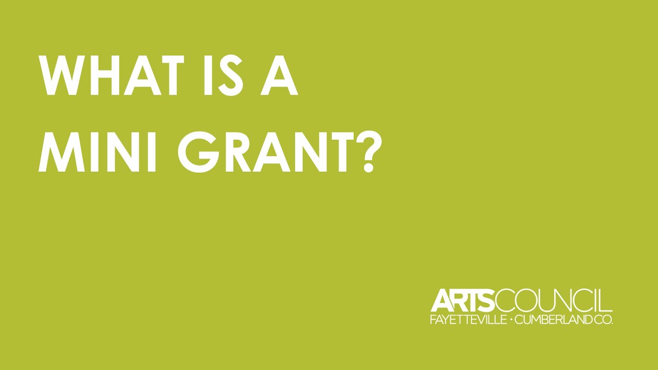 What is a Mini Grant?