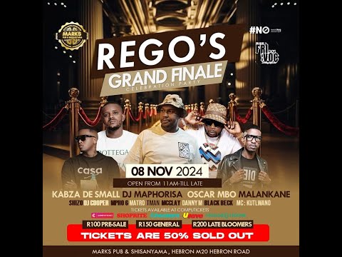 MALANKANE, LIVE AT Marks Pub Shisanyama Rego's Grand finale Celebration party