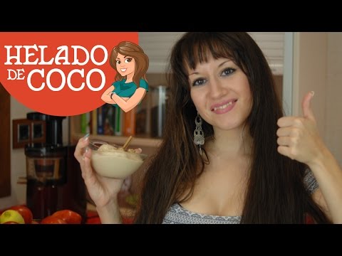 Helado DE Coco Casero Y Natural