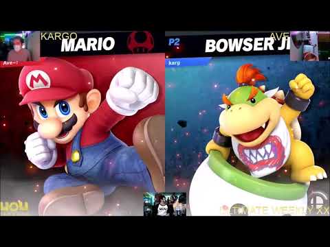 4o4 Ultimate Weekly XXI - VA| Ave~ (Mario) vs DBQ| Kargo (Bowser Jr.) - Winners Round 3