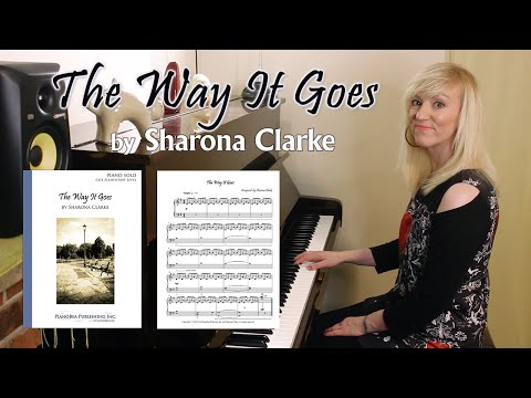 The Way It Goes  - Sharona Clarke | FREE SHEET MUSIC Relaxing easy piano
