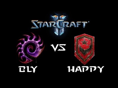 StarCraft 2 - Bly [Z] vs Happy [T] (Commentary)