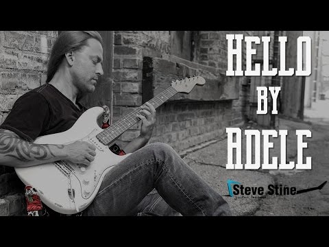 Steve Stine Easy Guitar Lesson - How to Play Hello by Adele
