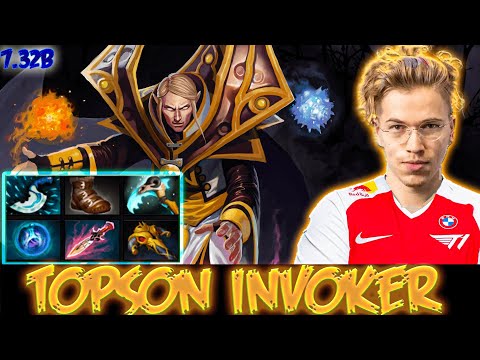 Topson Invoker Farming Heroes in PUBS | Dota 2 Pro Highlights | 7.32b