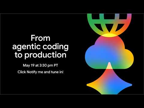 Video Thumbnail: Agent-first workflows from prompt to production