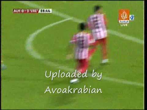 Valencia vs Almeria,Liga Bbva round 8, Andrea Mata goal at 87' 25/10/2009 (newww)