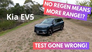 Regen vs. Brakes: I was WRONG! (Kia EV5 Regenerative Brake Test)