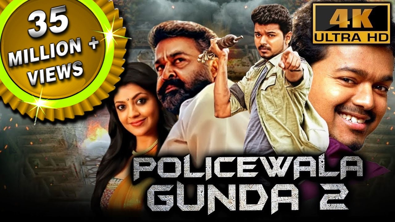 Policewala Gunda 2 (4K) - Vijay Blockbuster Action Comedy Movie | Mohanlal, Kajal Aggarwal, Soori