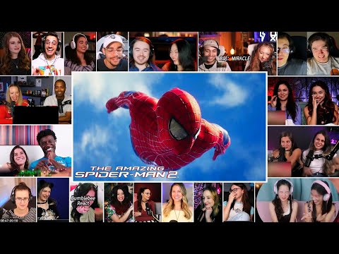Opening Swinging Scene | The Amazing Spider-Man 2‎ (2014) reaction mashup | First time watching