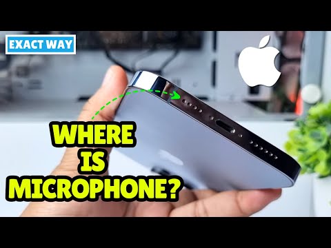 Where To Find the Microphone on iPhone 13