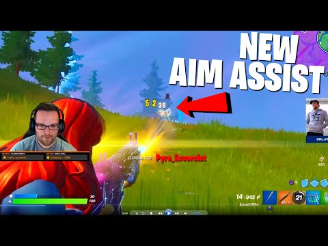 Getting 8 WINS in 3 Hours with the NEW AIM ASSIST (Fortnite Season 4)