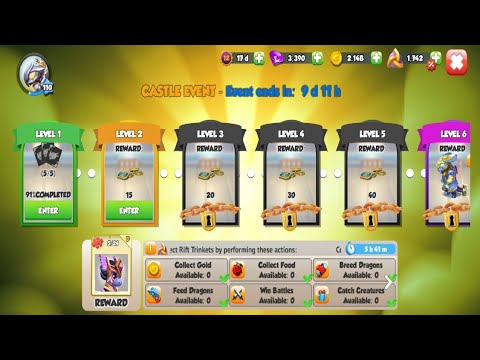 Castle Level 2 Chrono Frigg Dragon Walkthrough | Hatched Torch Dragon | Dragon Mania Legends