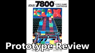 Klax Atari 7800 Prototype Review - The No Swear Gamer