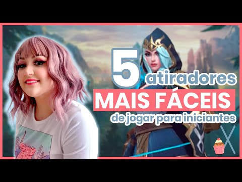 #032 5 atiradores MAIS fáceis de jogar pra quem está COMEÇANDO | League of Legends