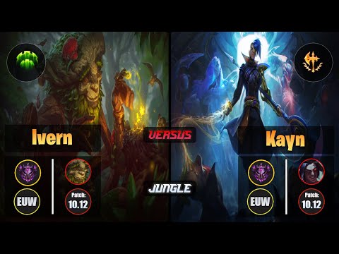 Master IVERN [Guardian] (Jungle) VS  KAYN - Master EUW Patch 10.12