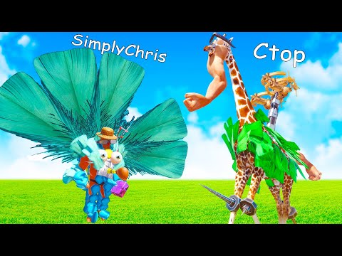 We Played You Laugh You Lose and Made Stupid Units in Animal Revolt Battle Simulator Multiplayer!