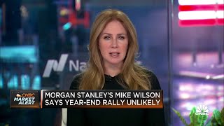 Morgan Stanleys Mike Wilson says year-end rally un