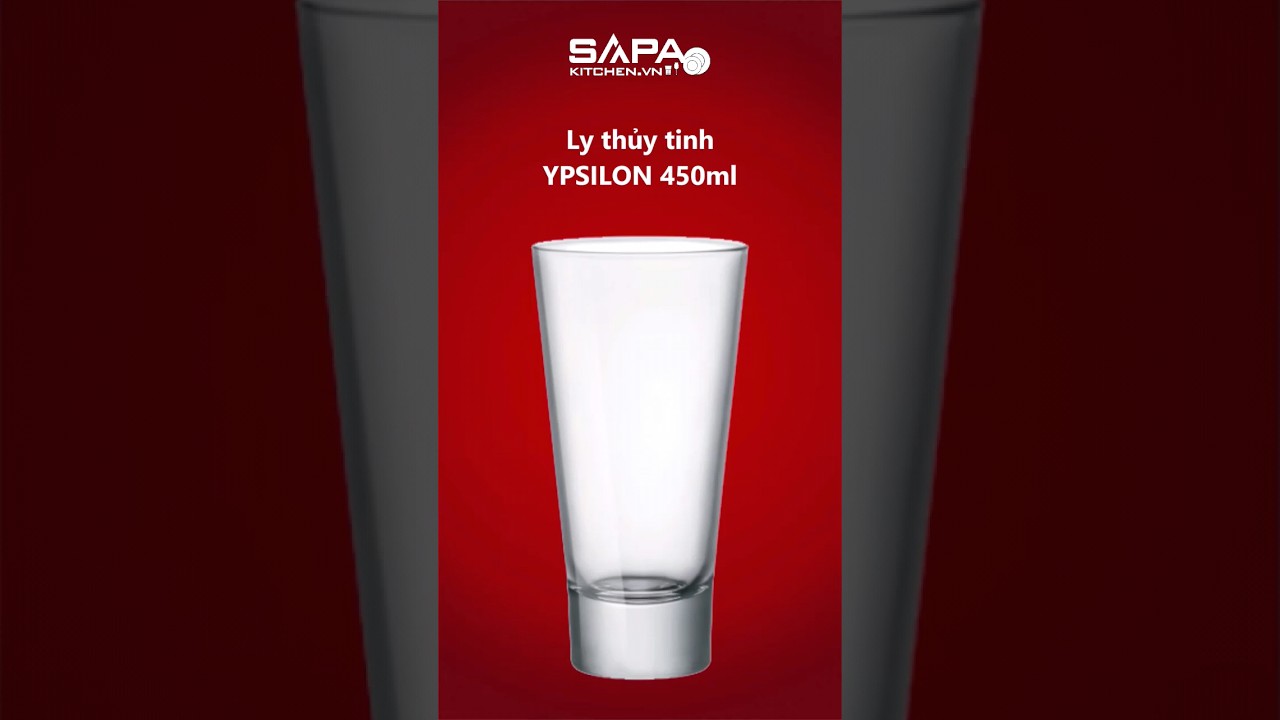 Ly thủy tinh Ypsilon 45cl