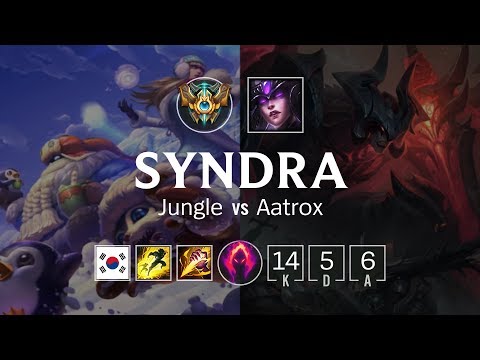 Syndra Jungle vs Aatrox - KR Grand Master Patch 8.24