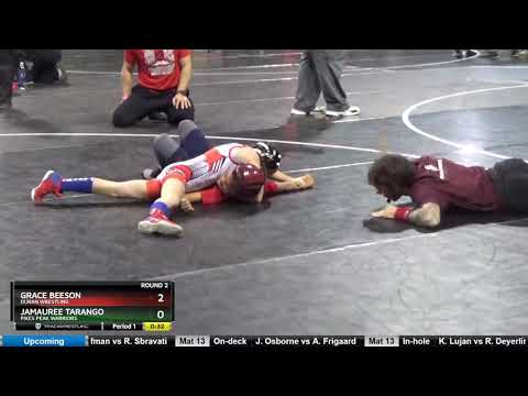 TB 10U 59-63 Jamauree Tarango Pikes Peak Warriors Vs Grace Beeson Duran Wrestling