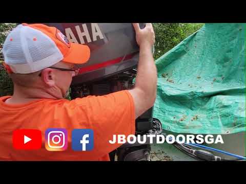 Installing a new Yamaha 704 Remote Control and performing boat maintenance